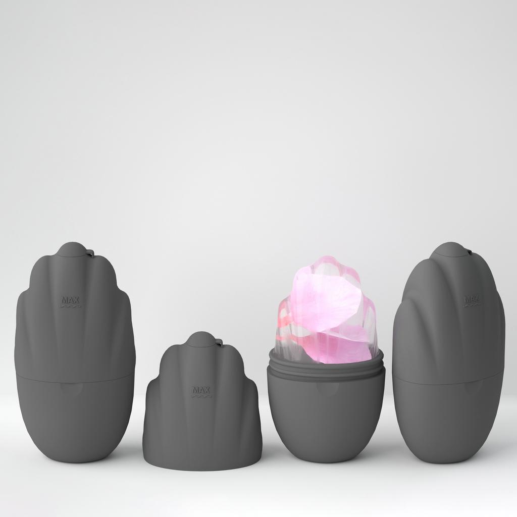 12*6.5*4.7cm Face Massager Ice Roller Tray Beauty Eyes Silicone Ice Roller Natural Skin Care Cooling Eliminating Reusable