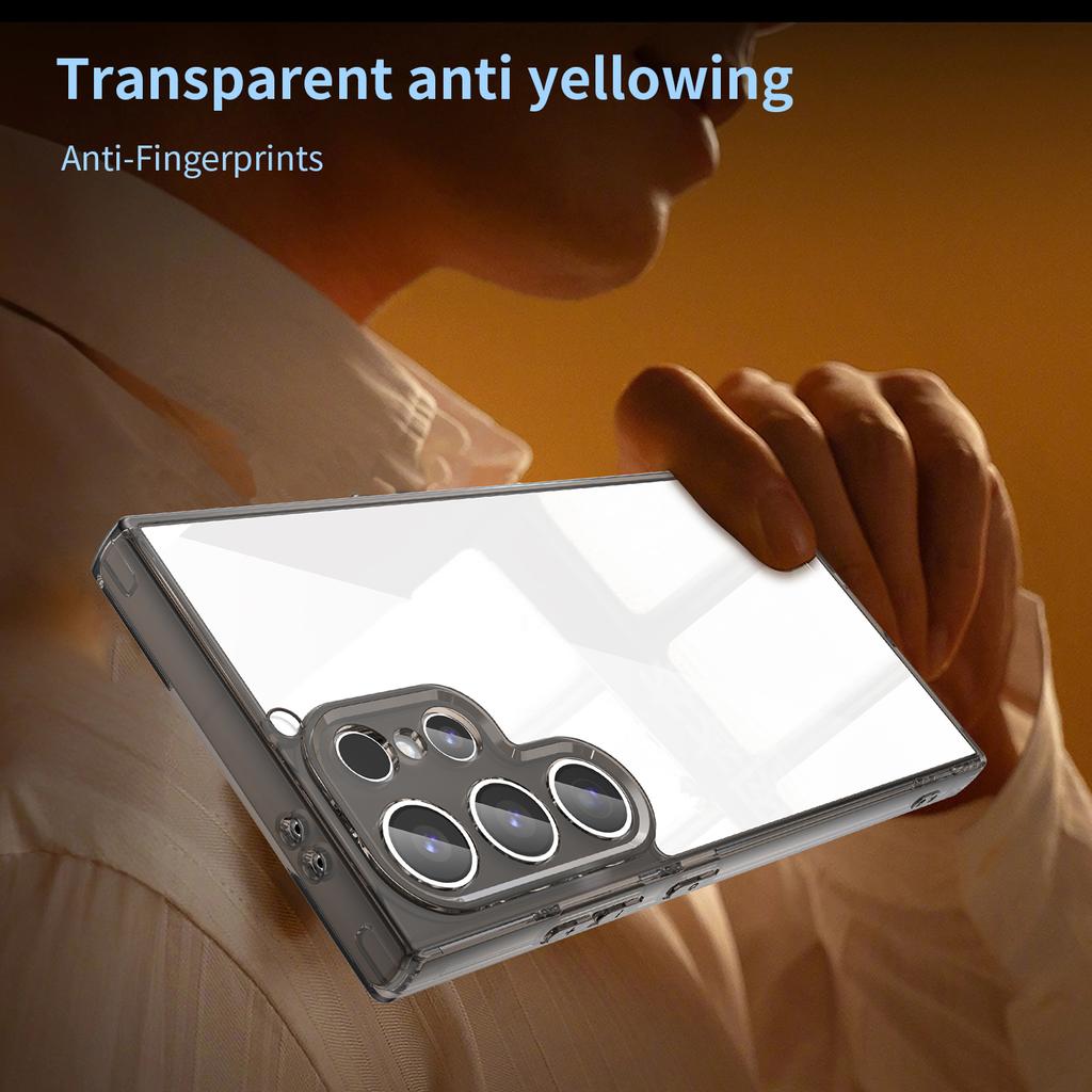 For Samsung Galaxy S24 Ultra Case TPU+Acrylic Phone Back Cover Anti Yellowing