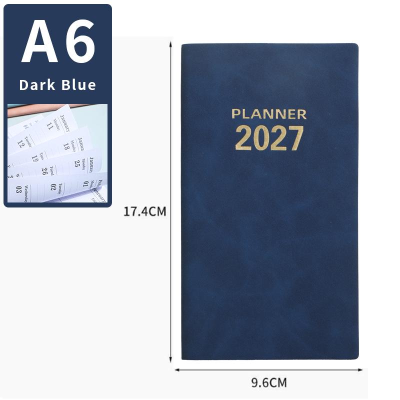 2026 A6 Φορητός Ημερήσιος Προγραμματιστής Αγγλικός: 365 Ημέρες για Διασυνοριακή Διαχείριση Χρόνου