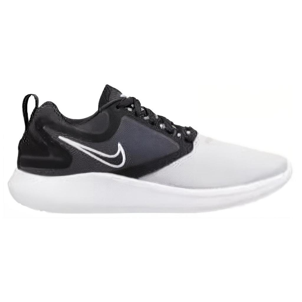Nike Lunarsolo Sports Color Block Fabric Durable Breathable Low Top Running Shoes Unisex Sneakers Black White AA4403-003