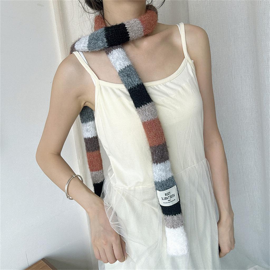 Personality Charm Neckerchief Mixed Color Scarves Contemporary Neckerchief for Stylish Men and Women