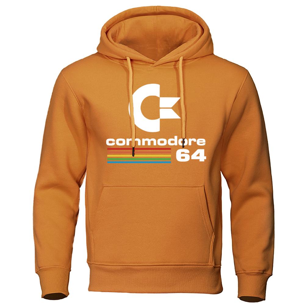 2025Comfortable Men Long sleeve HoodiesTracksuit Autumn Winter Male Hoodie Sweatshirts Commodore 64 Cool Clothing Street Hooded
