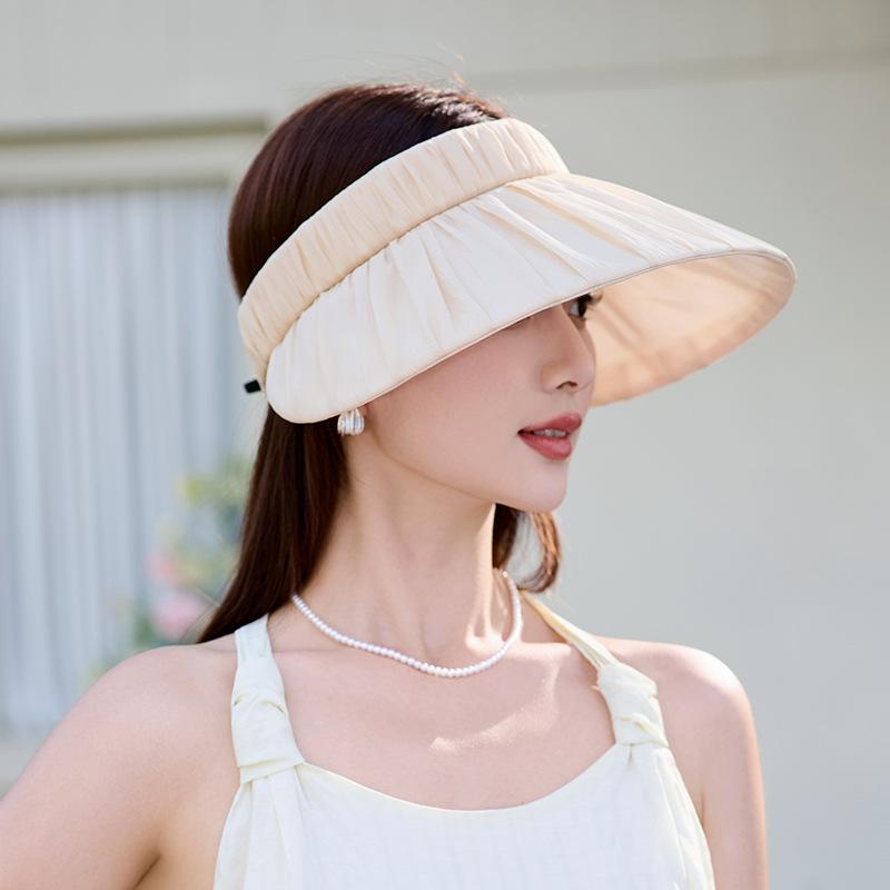 Korean-style new sunshade open-top hat women, summer cycling hat, outdoor casual hat