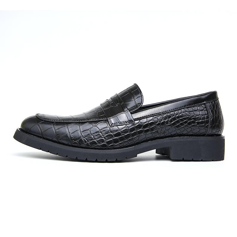 

Мода 2024 Весна Мужские Роскошные Мужские Лоферы на Толстой Подошве Кожаная Обувь Противоскользящая Износостойкая Модная Мужская Деловая Платье Лоферы Остроносая Обувь 47 чёрный