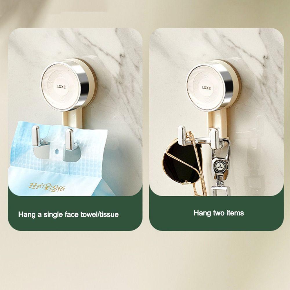 Fashion Reusable Suction Cup Hooks Multifunctional Removable Bathroom Hooks Storage Hook for Kitchen Bathroom