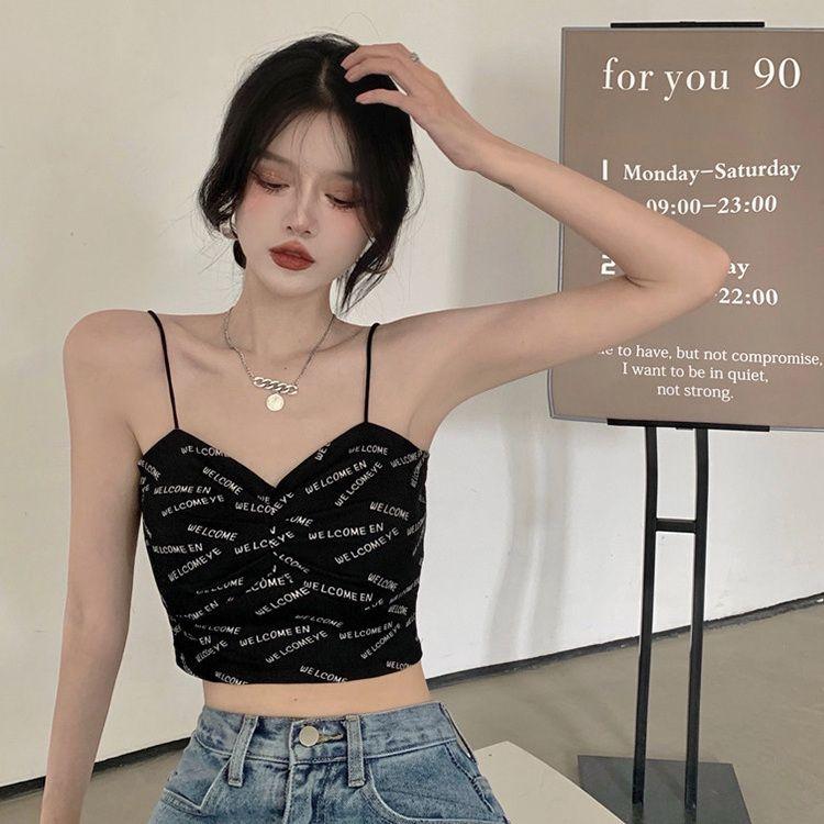 Damen Sweat T-Shirts Ärmellose Sling Tops für Mädchen Sexy Tops Tanktops Lässige Weste Rückenfrei Bedruckte T-Shirts