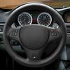 Ized Car Steering Wheel Cover Black Suede Steering Wheel Braid For BMW M Sport M3 E90 E91 E92 E93 E87 E81 E82 E88 X1 E84