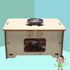 Wood Record Player Puzzle DIY Educational Science Phonograph Puzzle Model for Students