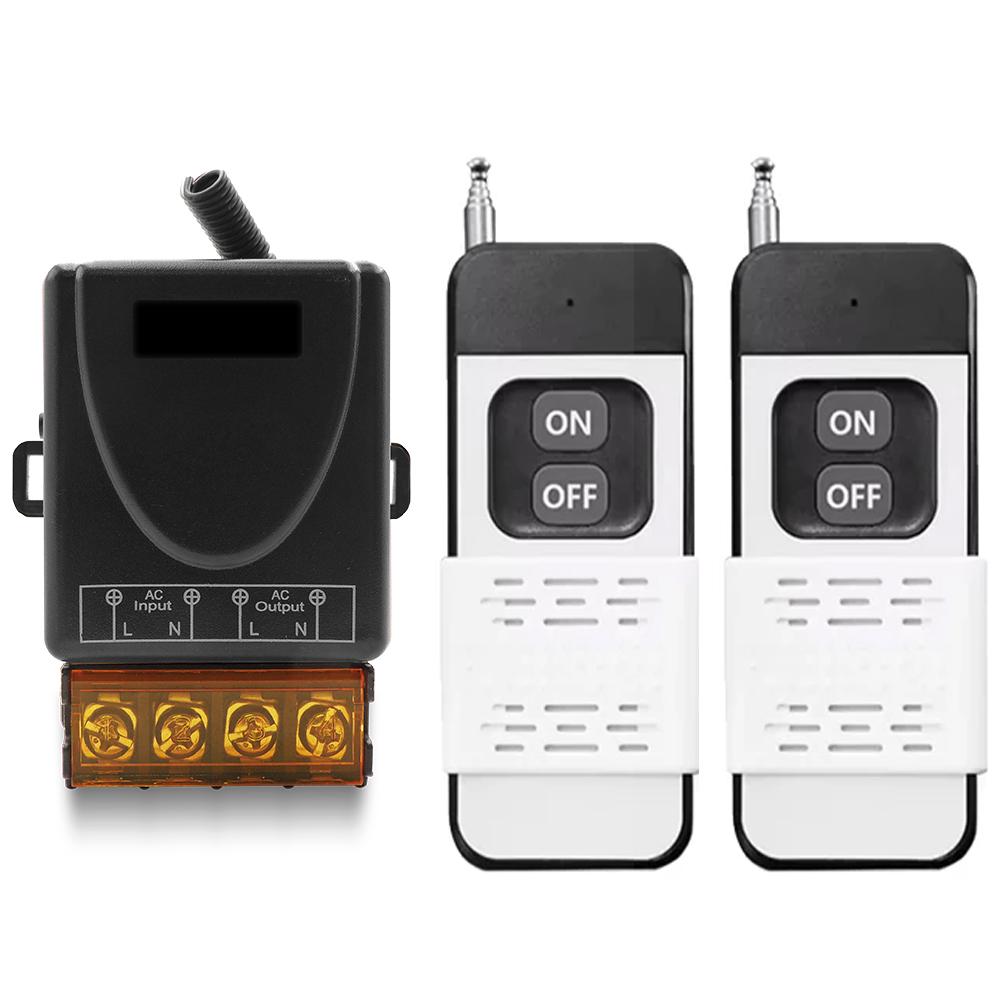 433MHz RF Controller for Gate Garage Automation Upgraded Dual Channel Remote Receiver Learning Code AC85-240V Automatic Function