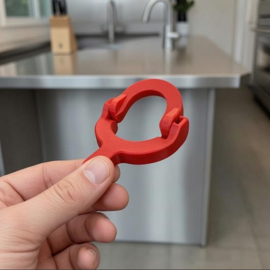 Otvírák na láhve, Snadné otevírání piva a zavařovacích sklenic jednou rukou, Beznámahový kompaktní design, Lehký přenosný otvírák pro domácnost a cestování