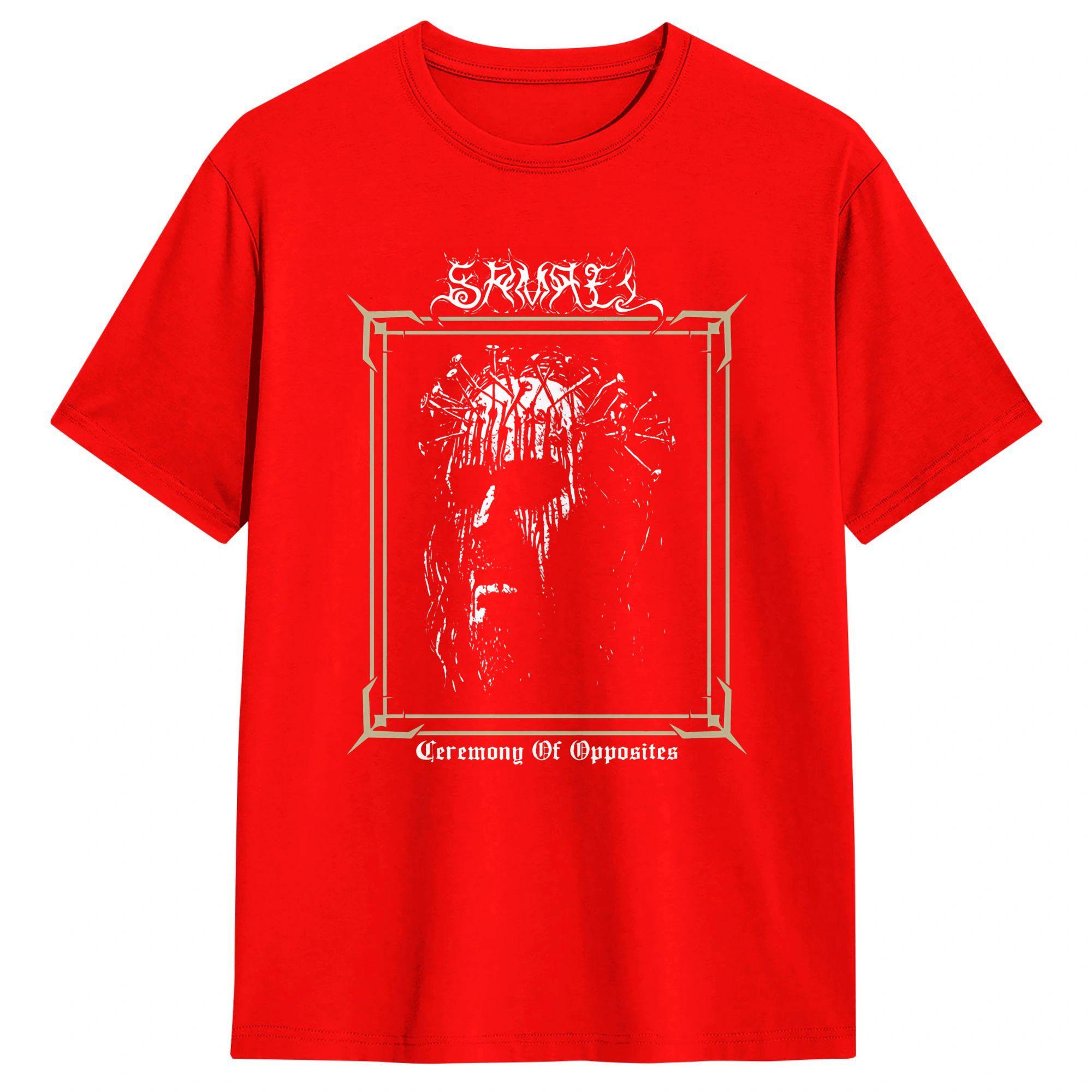 

Samael Ceremony Of Opposites TShirt Summer Vintage T Shirts 100 Cotton Hip Hop Tshirt For Mens Print Top Tees S