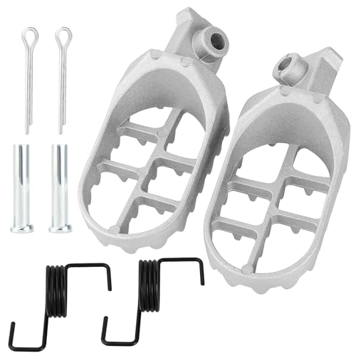 

QAZAKY Подножки Подножки для Yamaha PW50 PW80 BW80 DT50 RT100 RT180 T225S TT225T TTR110 TTR50E TTR90 TTR90E TW200 WR200 WR250 WR500 XT250