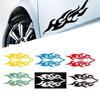 Mașină 3D autocolante flacără foc reflectorizant autocolant vinil Decal impermeabil motocicletă rezervor de gaz Fende autocolant universal