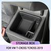 Car Console Armrest Storage Box - Custom Fit for VW T-Cross (2019-2023) (Durable,Easy Install, Premium Quality Interior Upgrade)