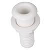 Boat Through Hull Connector 29mm Outlet Smooth Drainage Straight Drain Outlet Fittings Boat Plumbing Fittings Black