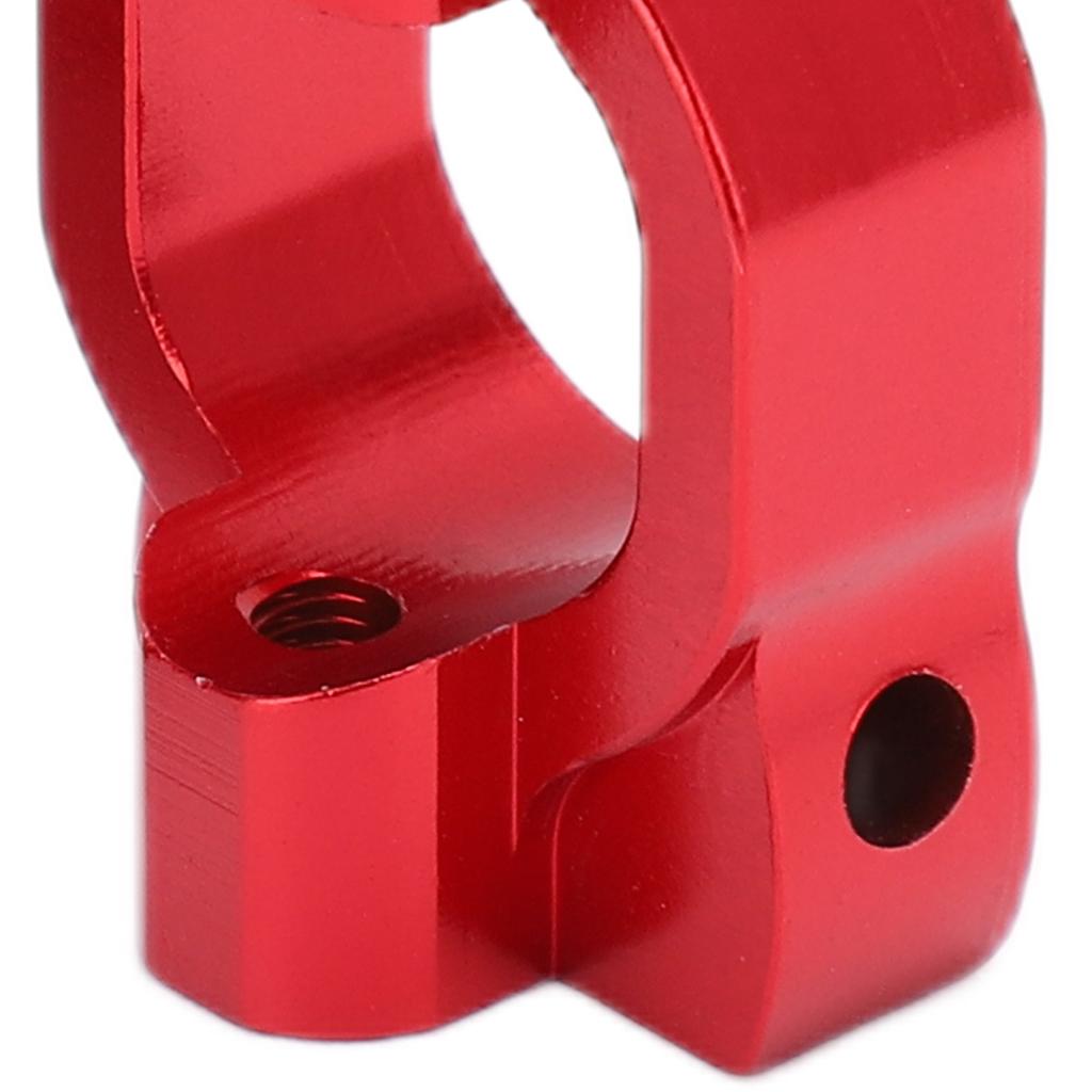 2PCS RC Wheel St Aluminum Alloy RC CShaped St Part for 1/10 Remote Control Car(Red )
