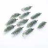 50pcs Artificial Plant Plastic Pine Needle Snowflake Christmas Tree Wreath Wedding Decor Home Festival Outdoor Garden Wall Decor