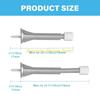 F26C Wall Mounted Spring Door Stop with Rubber Tip Wall Protects for Door Protections
