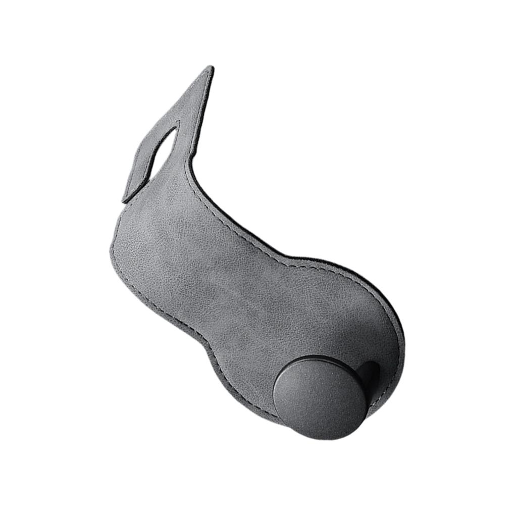 Space Saving Flip Design Car Hook with Metal Core & Velvet Finish Vehicle Headrest Hook for Smooth Interior Styling