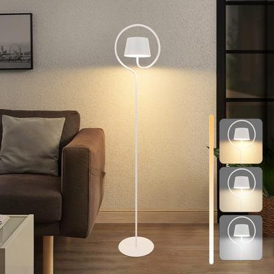 LED Floor Lamp - NETTLIFE - Living Room Floor Lamp 120 Cm - Dimmable - USB-C Rechargeable Battery - 3000K–6500K