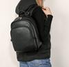 David Jones Women's Urban Backpack, Eco-leather, Black