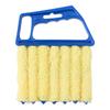 Window Blind Duster Cleaning Brush Non-Slip Handle 7 Finger Air Conditioner Vent Cleaning Scrubber Mini Blinds Washable Tool