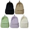 Students School Backpack Solid Color Backpack Travel Rucksack Bag Large Capacity Daypacks Girls Travel Backpack