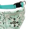 Dog Bandana Collar, Paisley Pattern Dog Bandana with D-Ring, No-Tie Adjustable Stylish Bandana Collar for Small Medium Large Dogs