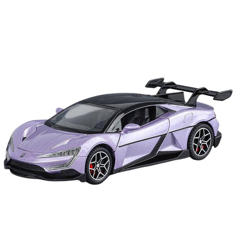 

1/32 BYD Look UP U9 Supercar Alloy Die Cast Toy Car Model Sound and Light Children s Toy Collectibles Birthday Gift фиолетовый
