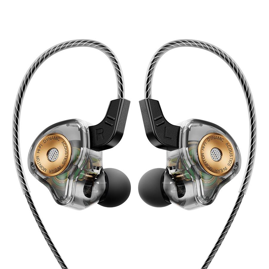 QKZ AK6-Ultra Wired In-Ear Dynamic Headphones with Mic for Monitoring and Running
