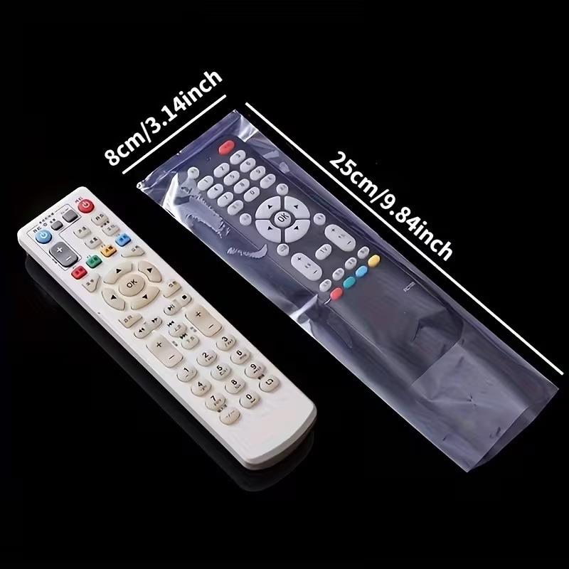 50Pcs 25X8Cm Transparent Shrink Film Bag Anti-Dust Protective Case Cover For Tv Air Conditioner Remote Control Shrink Plastic