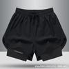 Mens Quick-Dry Swim Trunks With Inner Brief Support Loose Fit Athletic Board Shorts Swimming Beach Surfing
