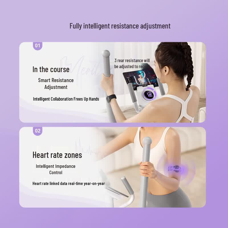 Merach Smart Elliptical Trainer CN Plug (adapter Included)