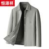 Hengyuanxiang Men's Lapel Casual Jacket 118587