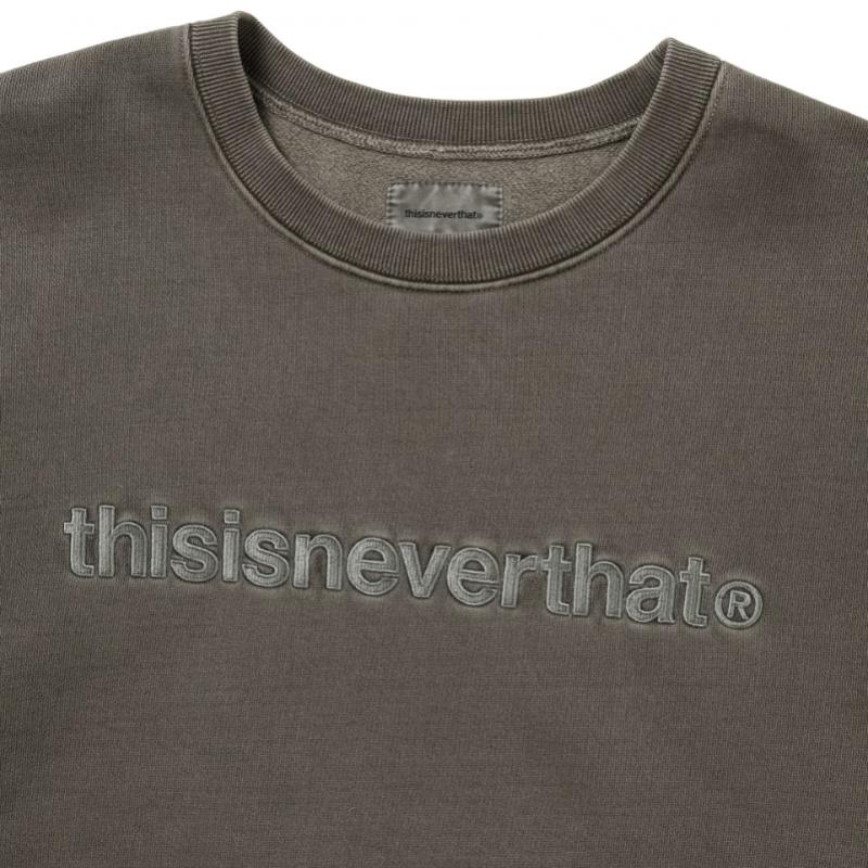 ThIs Is Never ThaT T Logo Crewneck Dark Mocha