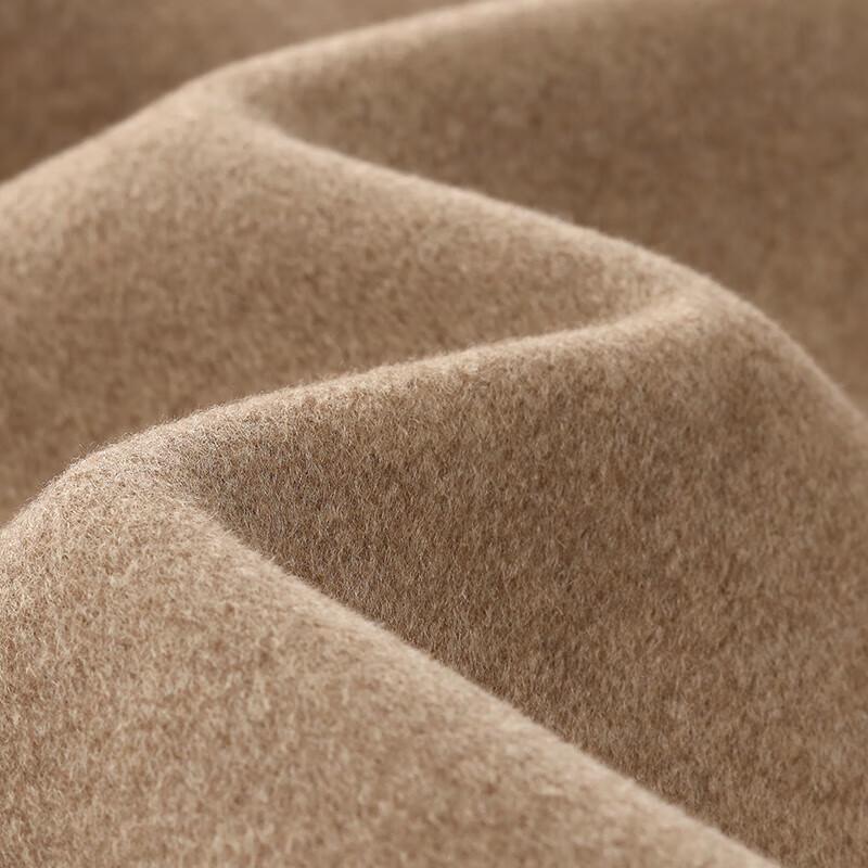 GOELIA Women's Cashmere Coat with Self-Fabric Belt