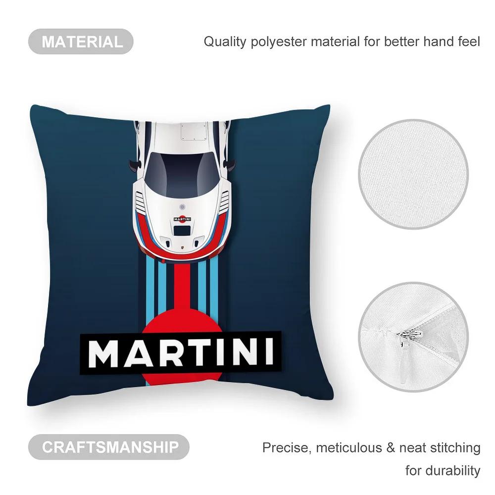 Car Cool M-Martinies Pillow Case Plush Fabric Soft Double Sided Print Sofa Cushion Cover Throw Pillow Covers