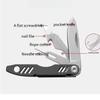 Mobile Phone Card Pick-up Needle, Keychain, Batch Bottle Opening, Multi-functional Folding and Cutting Knife, Portable