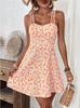 2026 Europe, America, Station Women's New Floral Suspender Dress Holiday Beachwear