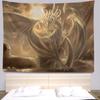 Drachen Wandteppich großer Stoff Wandteppiche Böhmen Dekoration Anime Wandteppich Wohndekoration Wandteppich Ästhetik Wandteppich Wand