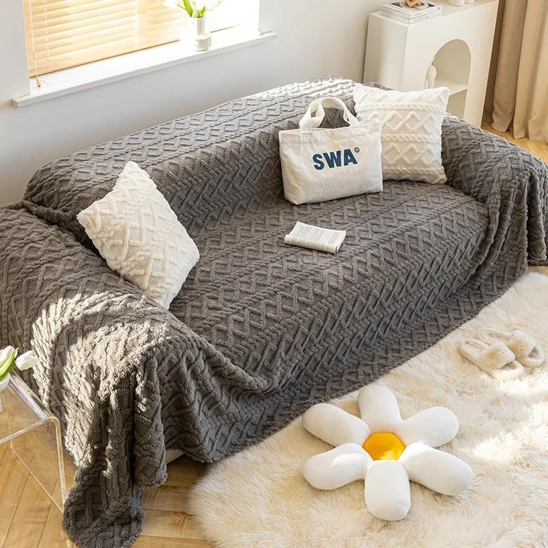 Плюшевый чехол для дивана — фото 8