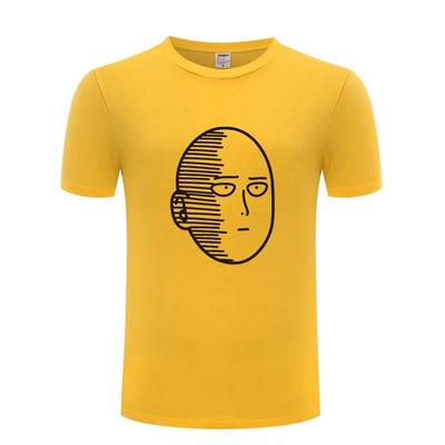 Camisetas de One Punch ONE Oppai, unisex, de algodón, con cuello redondo, manga corta, dibujos animados de anime, unisex, divertidas y geniales, ropa de calle, talla grande
