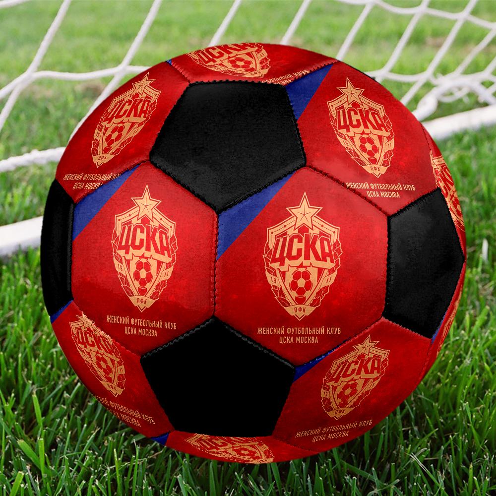 SIZE 5 PFC CSKA Moscow Soccer Ball Colorful All Ages Machine Stitched PVC Competition Ready Durable High-Bounce