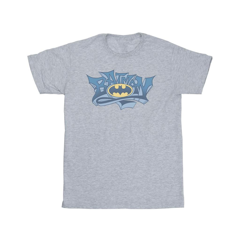DC Comics Boys Batman Graffiti Logo T-Shirt