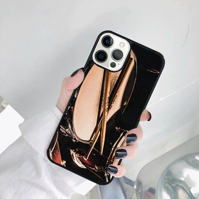 Musical Instrument Drum Phone Case Cover For For iPhone 17 Air 11 12 13 15 16 14  Pro MAX Plus