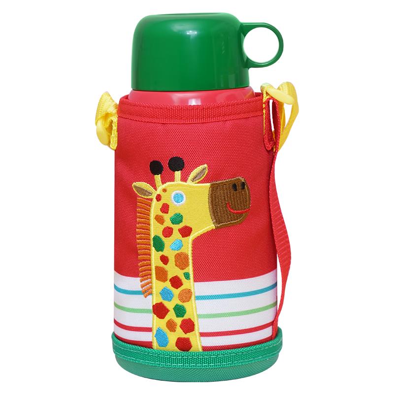 Tiger Kids Dual-Lid Insulated Straw Bottle