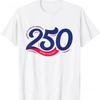 2026 New 250th Anniversary America Semiquincentennial USA July 4 2026 T Shirt Vintage Washed Homme Designer Clothes