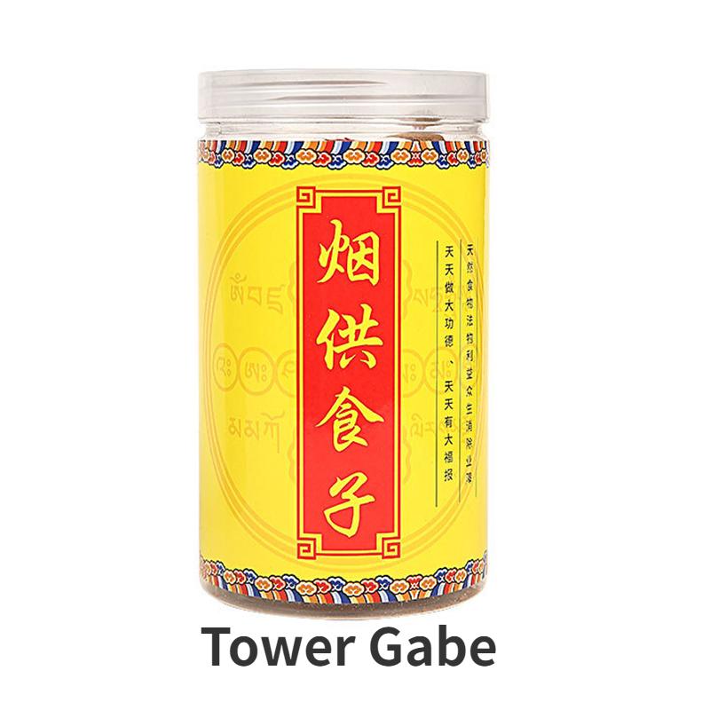 250g Natural Plant Tower Incense Zero Added Yoga Room Office Air Purification Soothing Spiritual Temple Meditation Aromatherapy