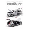 1/24 Hong Qi E-HS9 Pure Electric Large SUV Classic Alloy Car Model Diecasts Toy with Sound and Light Vehicles Decoration Toy Boy