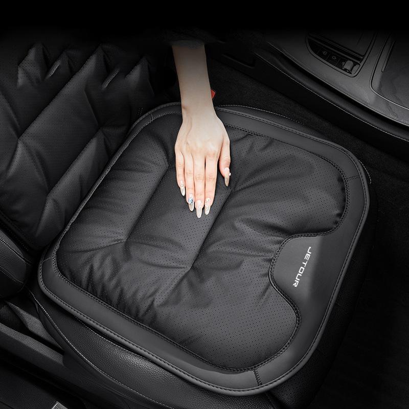 Jietu All-Season Breathable Car Seat Cushion - Stain-Proof, Anti-Slip Rear Seat Pad